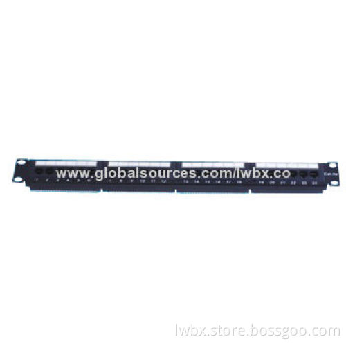 110 dual IDC type cat5e/6 24/48 port patch panel
